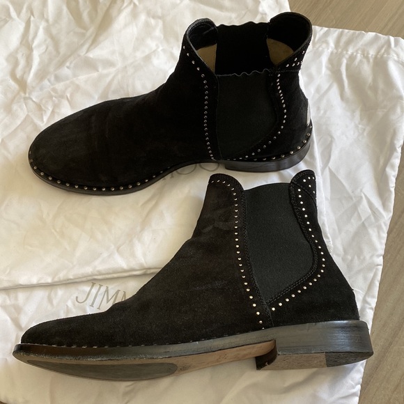 Jimmy Choo studded ankle boots, size 38 - Picture 2 of 12